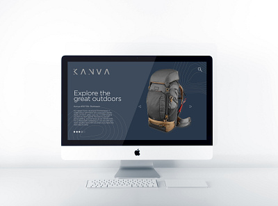 Kanva Web Page adobe photoshop brand creative design graphic design graphics identity design interface mock up ui ui design user experience user inteface ux ux design vector visual identity web page design webpage website