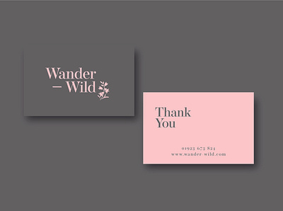 Wander - Wild adobe illustrator brand branding business cards creative design florist flowers graphic design graphics icon identity design logo mock up nature shop type typography vector visual identity