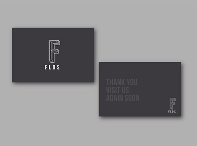 Flos. adobe illustrator brand brand design branding business card creative design designer graphic design graphics icon identity design lettering logo mock up thank you card type typography vector visual identity