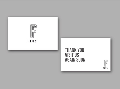 Flos. adobe illustrator bar brand business card creative design graphic designer graphics hospitality icon identity design lettering logo mockup restaurant type typography vector visual identity