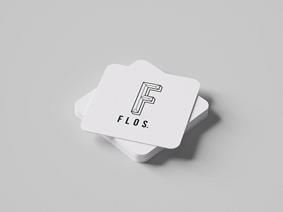 Flos. adobe illustrator adobe photoshop bar beer mat brand branding creative design drinks food graphics hospitality lettering logo mockup restaurant type typography vector visual identity