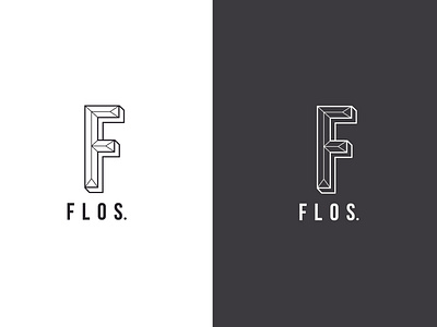 Flos. adobe illustrator bar brand branding creative design graphic designer graphics hospitality icon identity design lettering logo restaurant type typeface vector visual identity