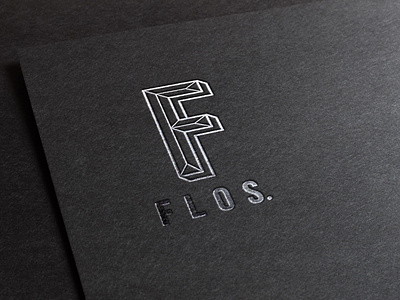 Flos. adobe illustrator adobe photoshop bar brand branding contemporary creative deboss emboss foil stamp graphics icon identity design lettering logo mock up restaurant type typography visual identity