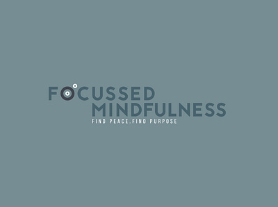 Focussed Mindfulness body brand branding creative design exercise focussed focussed mindfulness graphics logo mind mindfulness peace purpose self development vector