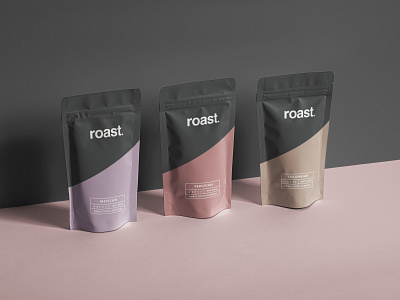 Roast Coffee Company brand branding creative design identity design illustration logo typography vector visual identity