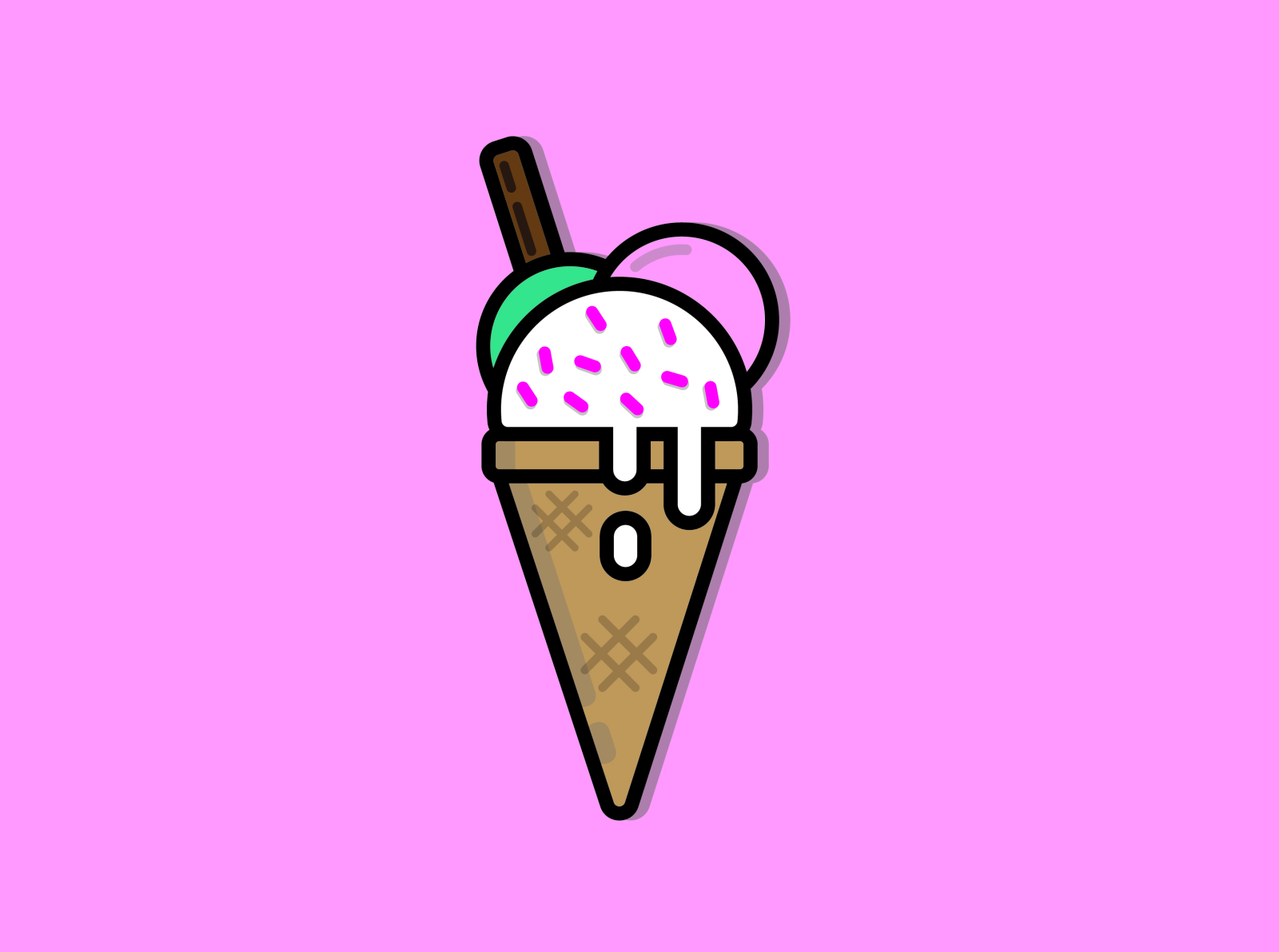 Ice cream by Luckie Creative on Dribbble