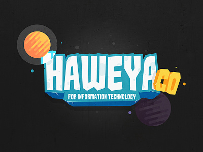 Haweya Co. 3d galaxy graphic design planets