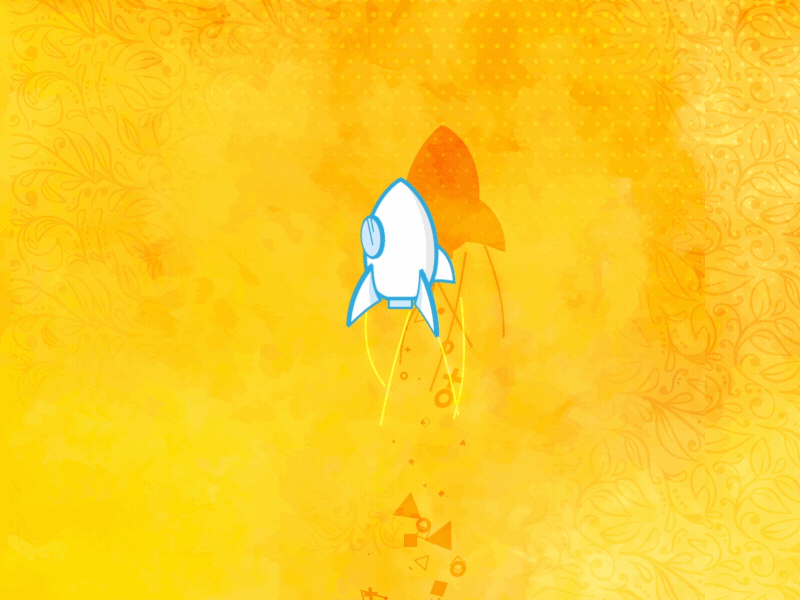 Fake 3d Cute ROCKET! 3d after effects aftereffects expressions fake 3d fake3d galaxy gif gif animated illustration morphing motion design motiongraphics rocket shapes