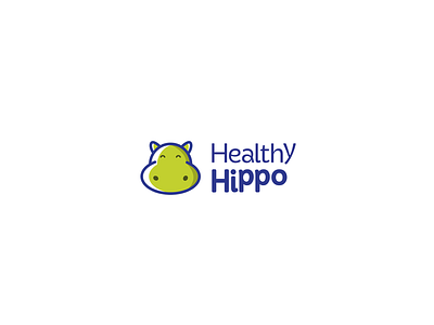 healthy hippo app branding design diet diet app healthyfood hippo logo ui