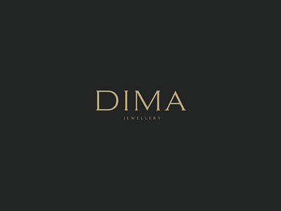 DIMA JEWELLERY branding branding design identity jewellery jewellery shop jewellery store logo