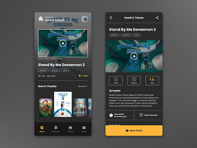 Cinema Booking App app cinema design movie product responsive theater ui ux