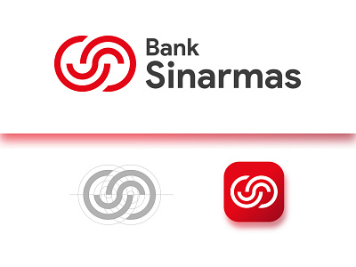 Redesign Bank Sinarmas logo branding design designerlogo icon design logo logodesign redesign logo