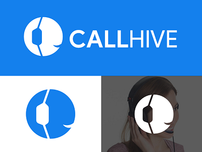 CALLHIVE LOGO call callcenter callcenterlogo calling logo logodesign telephone telephonelogo