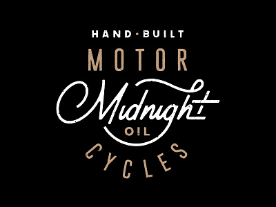 Midnight Oil Cycle Shop Shirt