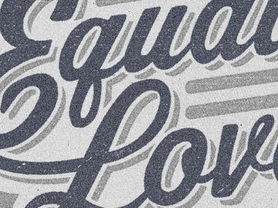 Equals Love type typography