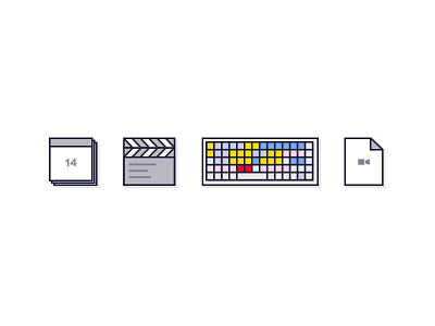 Video production icons icons video production