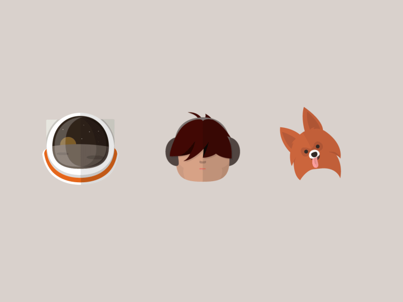 Animated Hover Heads