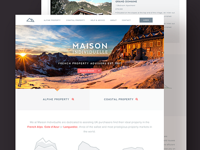 Maison Individuelle website design property agent website design