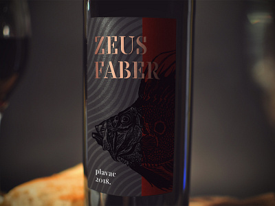 Wine label / Zeus Faber croatia design graphicdesign label labeldesign red wine zinfandel