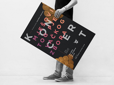Concert Poster concert croatia design korcula poster typography poster