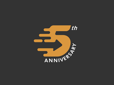 5th anniversary logo