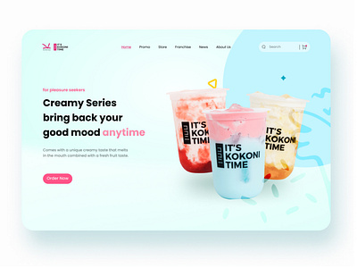 Home Page Web Design - F&B