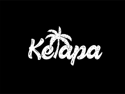 Kelapa ( Coconut Tree ) branding coconut tree design flat icon imagenatif logo minimal typography vector youtube