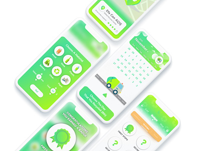 App Design Recycle Game app app design climate design game global warming mobile mobile app design mobile ui recycle ui ux