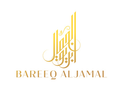 Bareeq Aljamal arabic arabic logo brand calligraphy design logo saudia typography