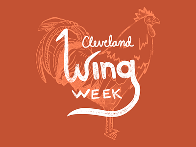 Cleveland Wing Week 2021 chicken chicken wings cleveland cleveland browns cleveland cavaliers cleveland indians design illustration promotion wing week wings
