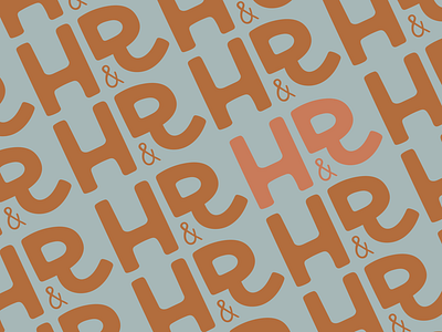 H&R Logo Pattern branding logo logo pattern pattern procreate