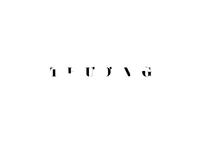 Thuong - "Love" (tenderly) design illustration typography