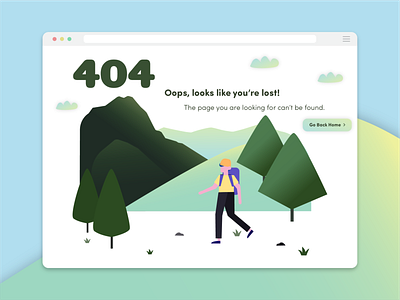 Daily UI Day 8 - 404 Page