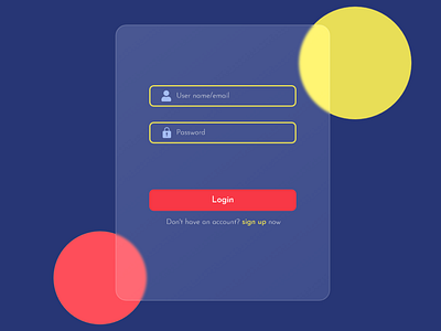 login form