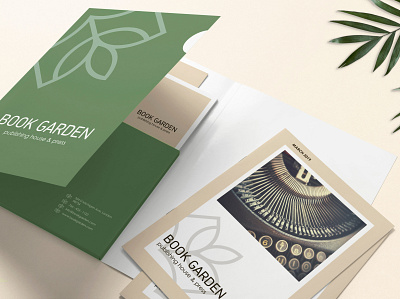 Book Garden book branding design illustration logo pack vector