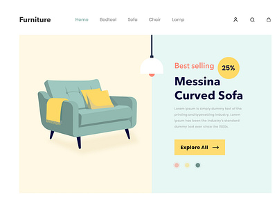 furniture webdesign ux webdesign