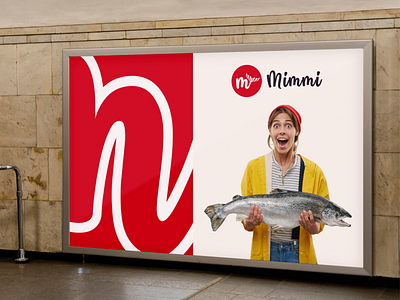 Mimmi branding billboard design branding design logo