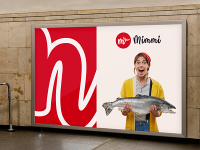 Mimmi branding billboard design