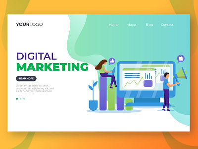 Digital Marketing Landing Page Design