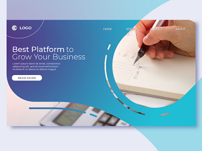 business landing page
