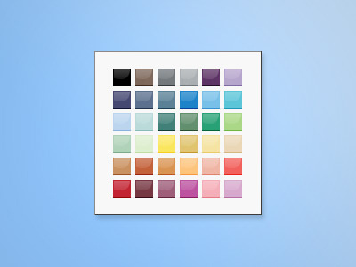 Color swatch selector