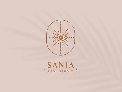 Sania Lash Studio Logo Design