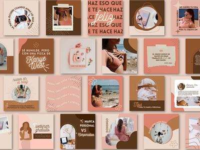 Instagram feed templates 2d branding canva canva templates character design cohesive design design design illustration digital art graphic design icons instagram instagram feed instagram templates logo templates typography ui ux vector