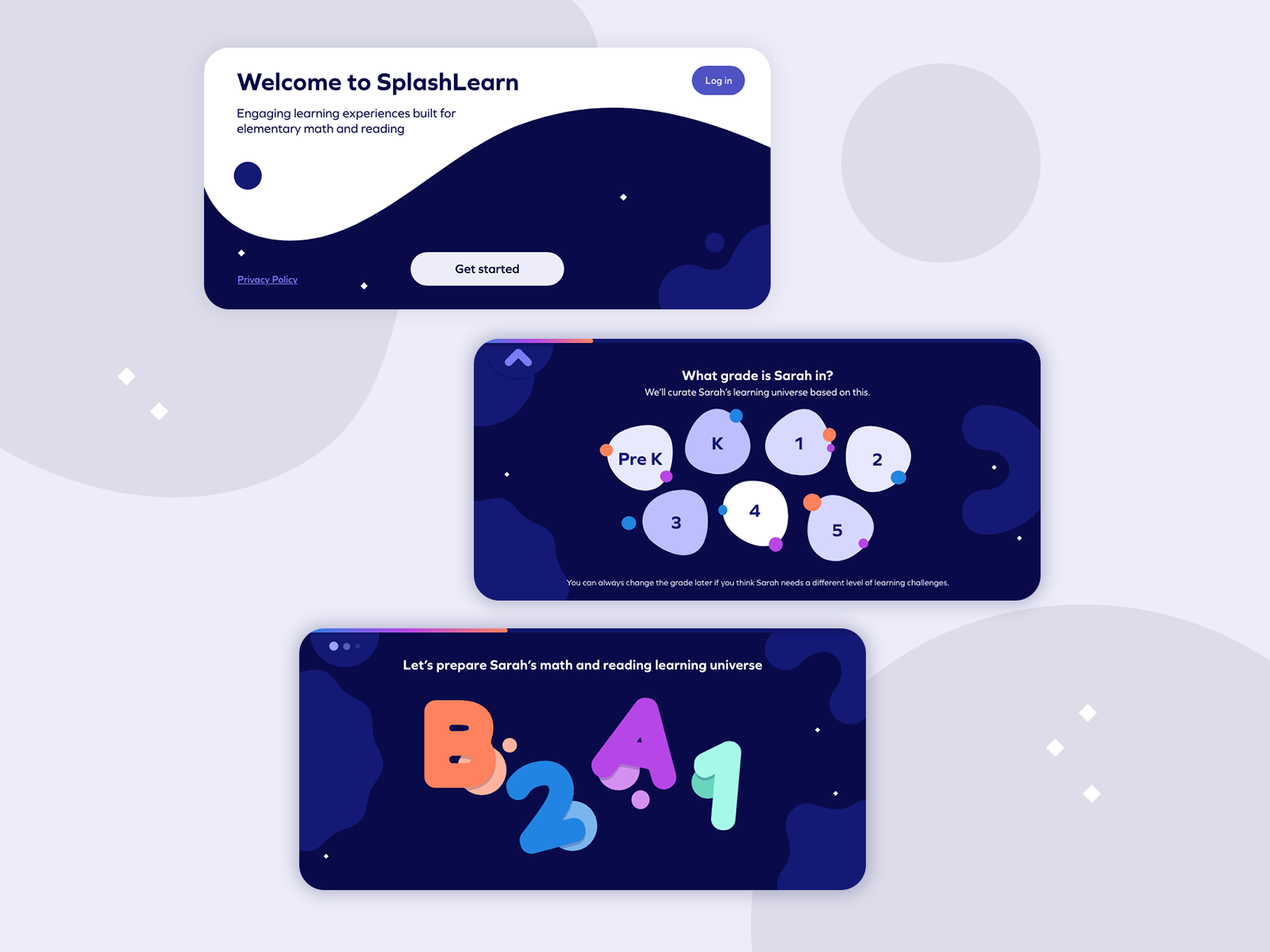 New onboarding for SplashLearn by Reshma Thomas for SplashLearn on Dribbble