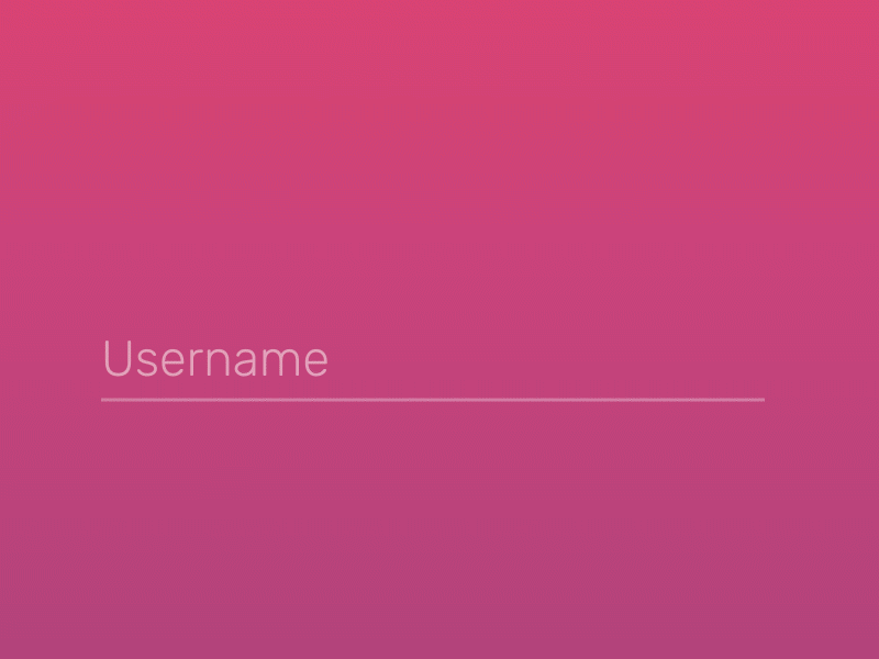 Username sign in