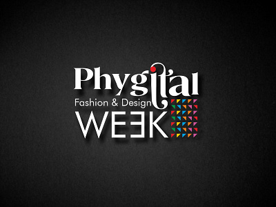 Fashion Week Logo Design art of the day best design best logo design branding conceptual creative designer digital fashion logo graphic design illustrator india logo photoshop print typography art typography design vector web