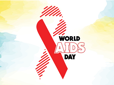 World aids day aids aids awareness day art of the day awareness creative december design art designer graphic graphicdesign social media banner stop aids typography vector world