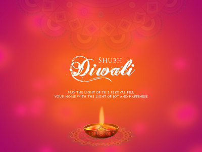 Diwali greeting card design