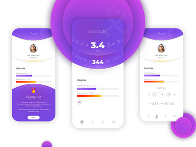 Mobile UI/UX Redesign application flat inspiration mobile modern ui uidesign uiux webdesign