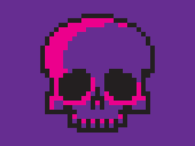 Purple Skull bitmap purple skull